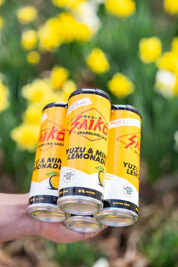 Saiko Sparkling Sake – Yuzu & Mint Lemonade | Go Saiko!
